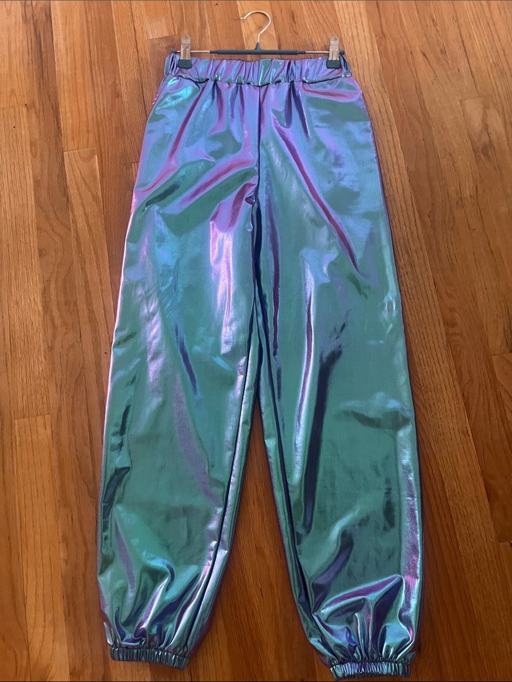 Electric metallic blue party pants Pants - blue women’s or men’s size small